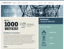 Tablet Screenshot of griffinmarkets.com